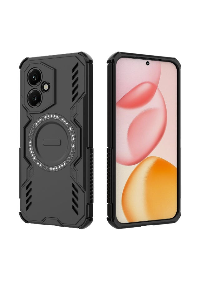 جولدن ماسك هونر 400 (Honor 400) جراب حماية ماجنتك ايرون (اسود) - Image 1